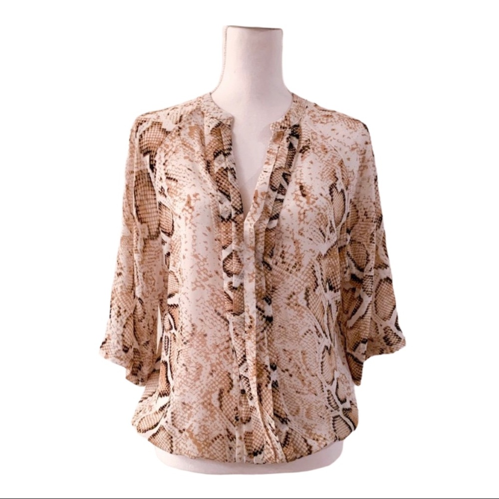 $5 BLOWOUT! a.n.a Snake Print Blouse